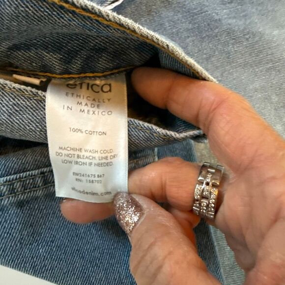 NWT Etica “Marley” high rise wide\baggy jeans - Picture 10 of 13